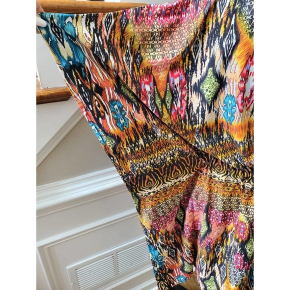 Boobie Brooks Women's Multicolor V-Neck Dolman Sleeve Knee Length Coverup L/XL - Picture 9 of 12